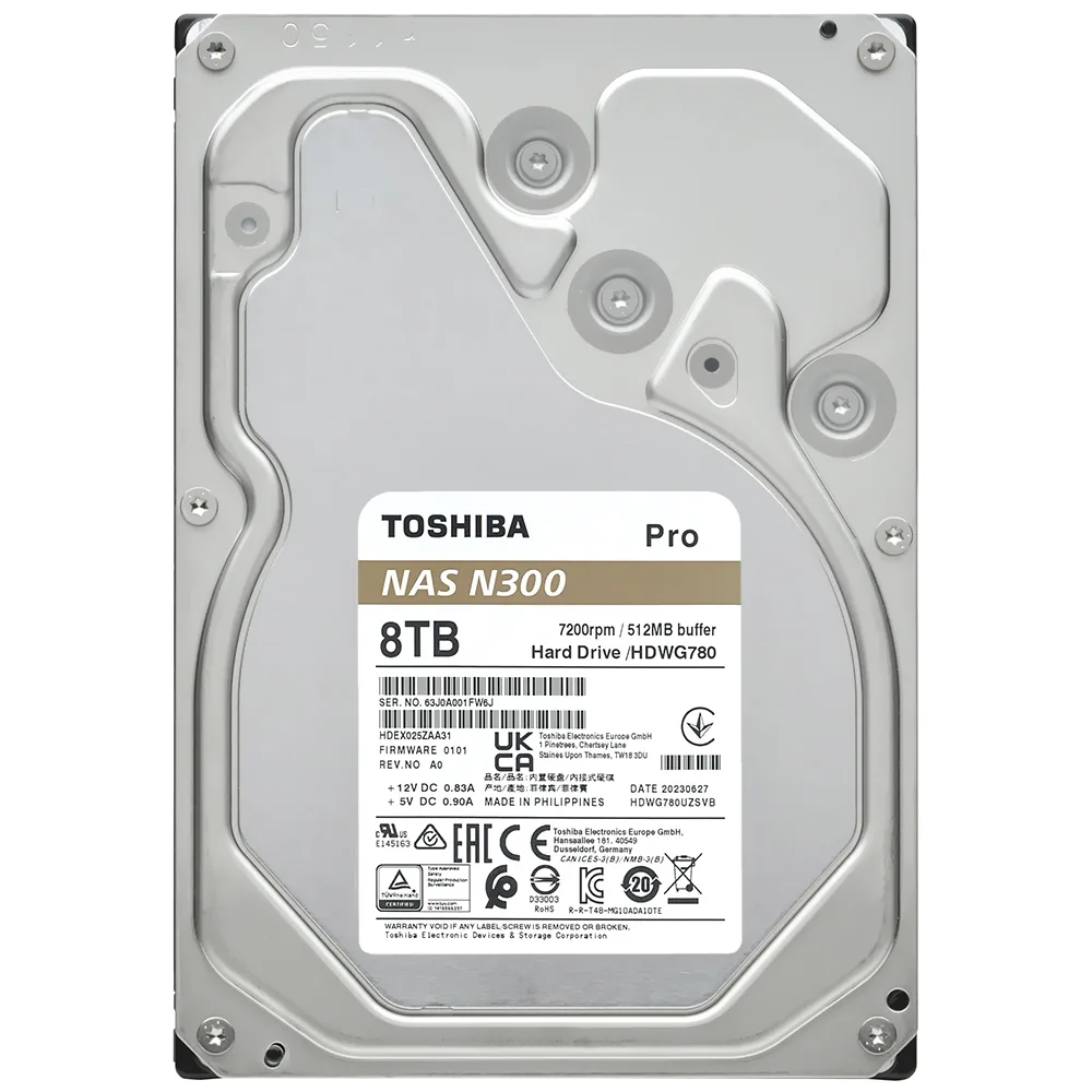 Toshiba HD 8TB N300 PRO NAS 3.5" SATA3 7200RPM