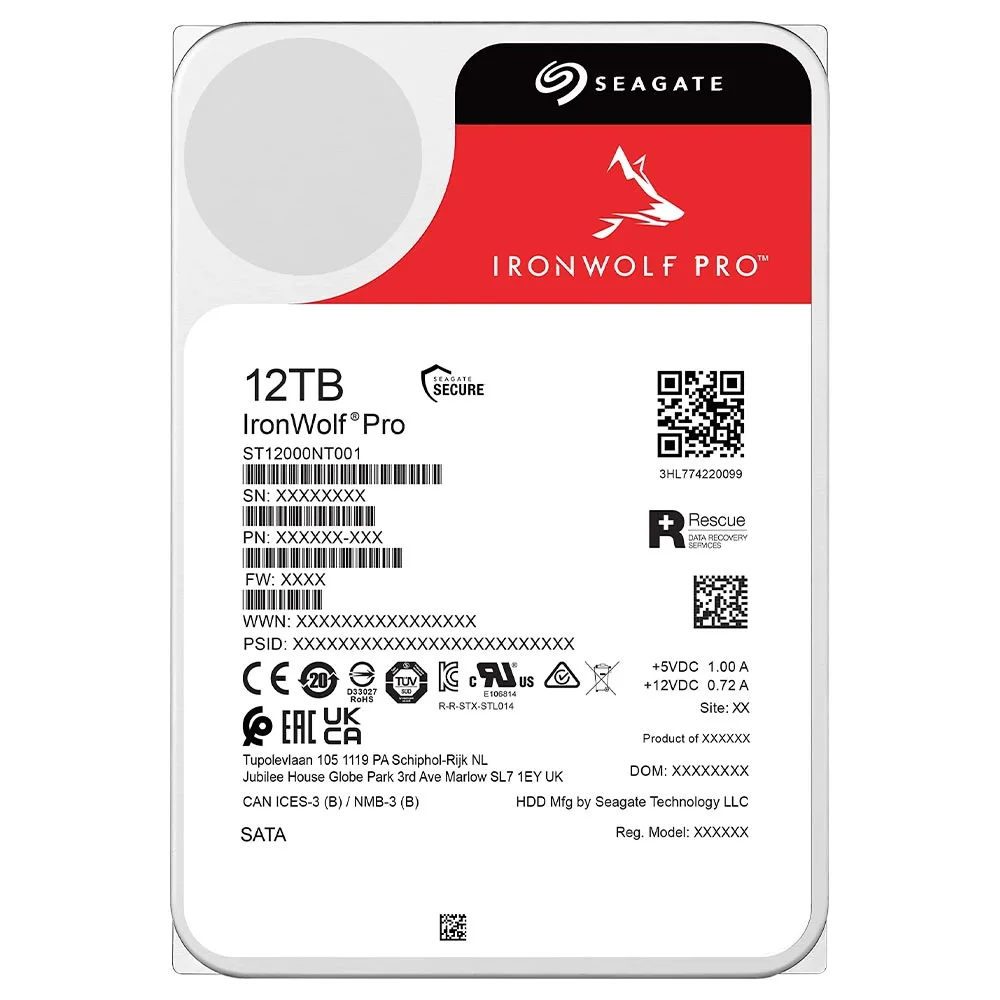 Seagate HD 12TB NAS 3.5" SATA3 7200RPM